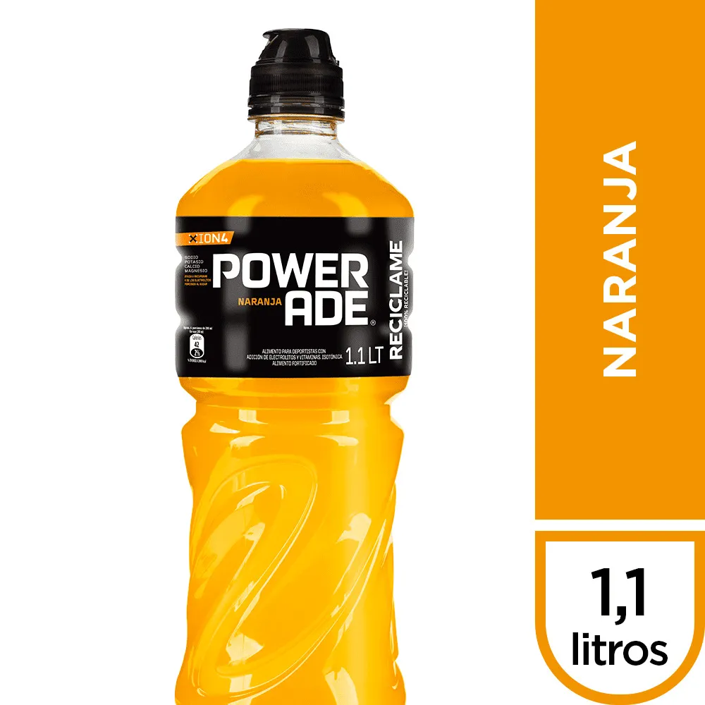 POWERADE NARANJA BLAST 1LT