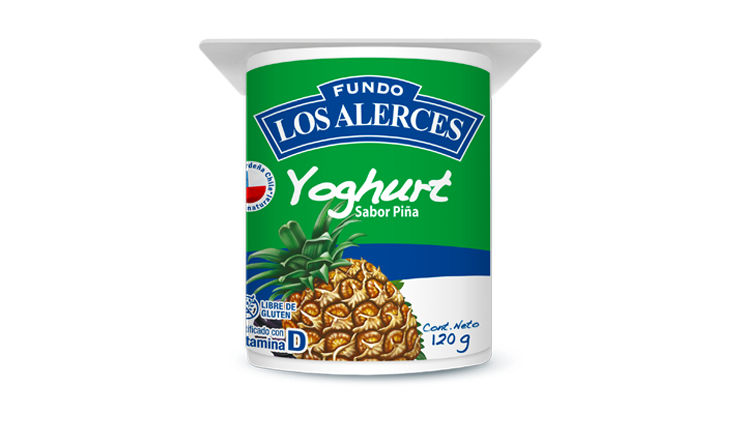 YOGHURT ALERCES PIÑA 120 G