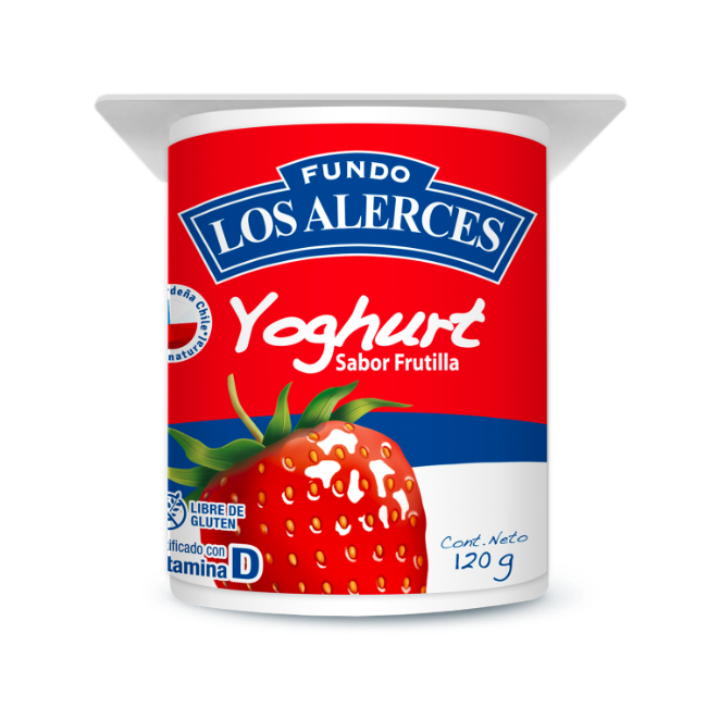 YOGHURT ALERCES FRUTILLA 120 G