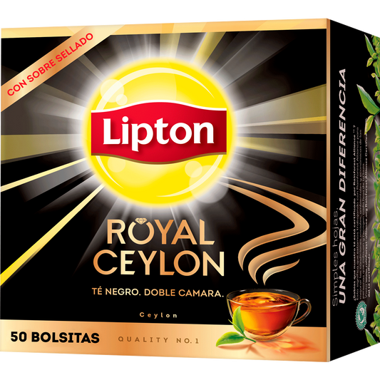 TE LIPTON ROYAL CEYLON 50 BLS