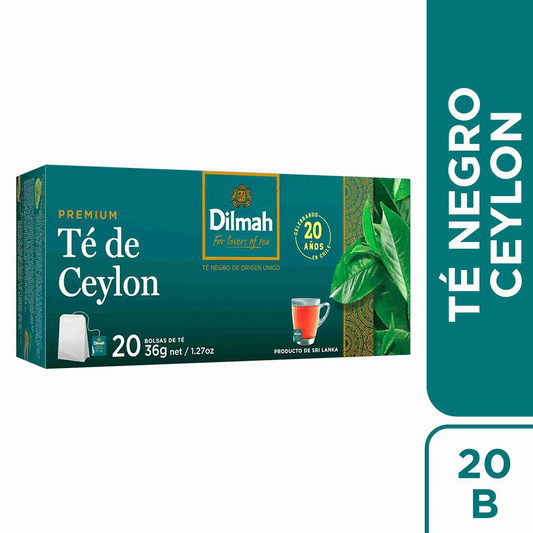 TÉ DE CEYLON NEGRO DILMAH 25 UN