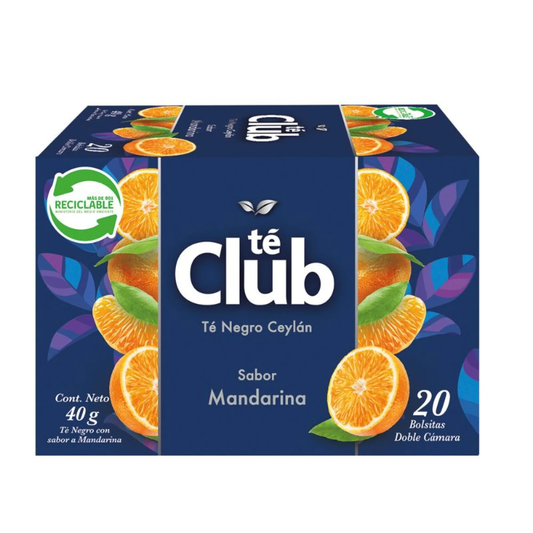 TE CLUB MANDARINA 20 BOLSAS