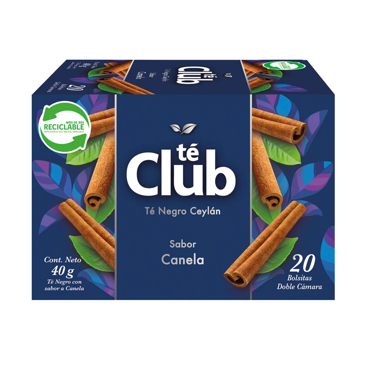 TE CLUB CANELA 20 BOLSAS