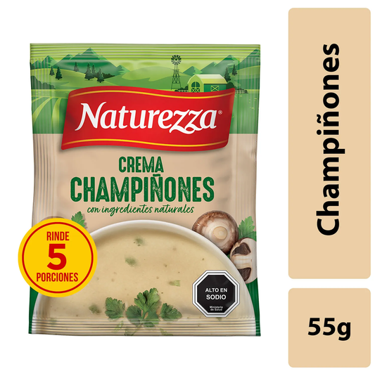 Crema Champiñones Naturezza 55G