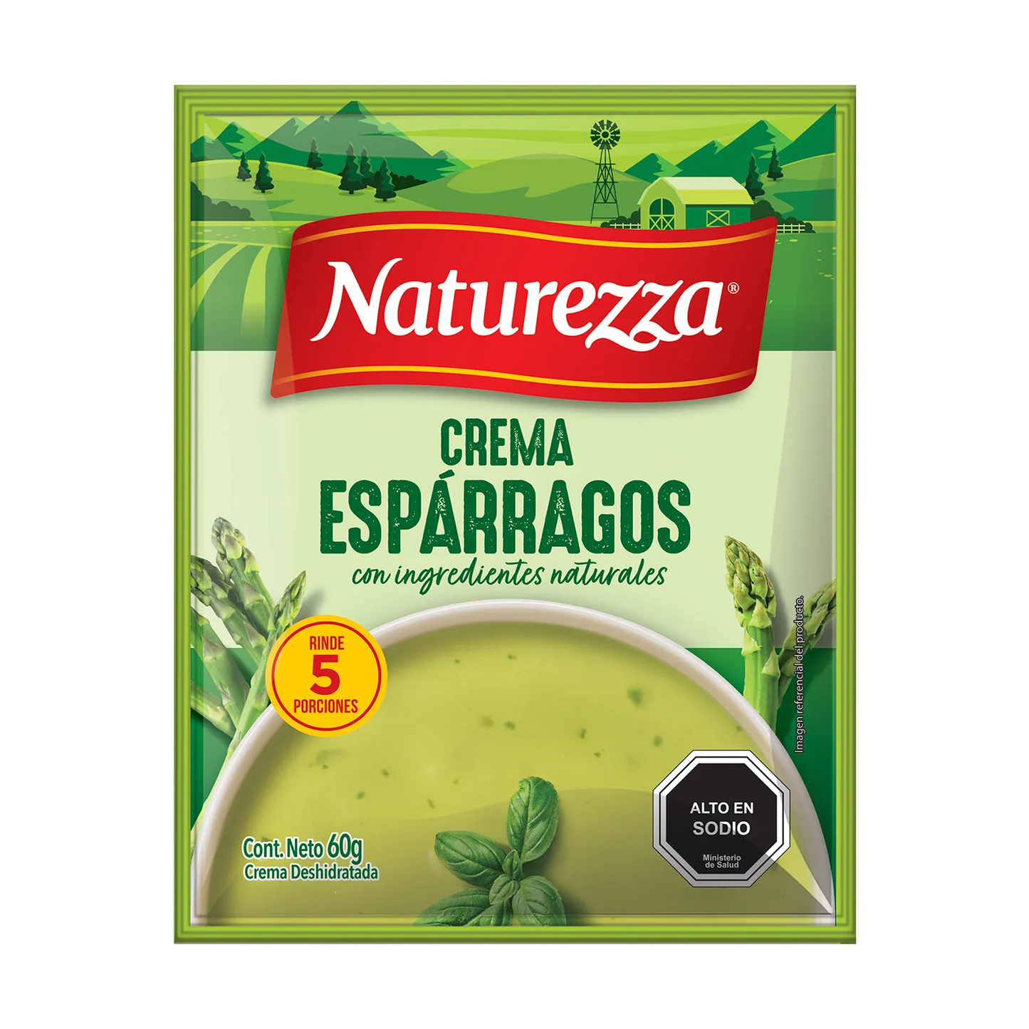 CREMA ESPARRAGOS NATUREZZA 60G