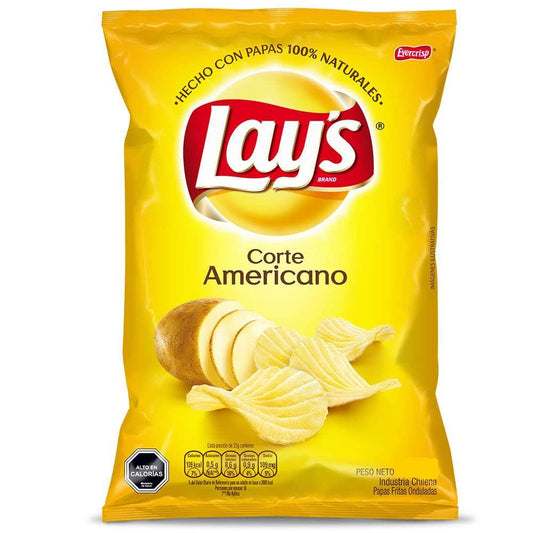 Papas Lays Corte Americano 380g