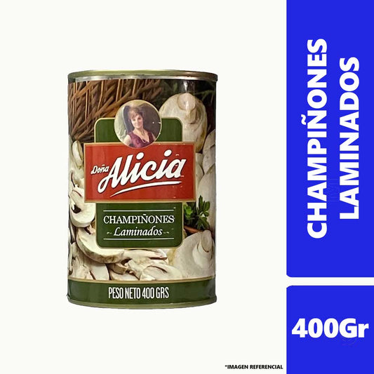 CHAMPIÑONES LAMINADOS ALICIA 400 GR