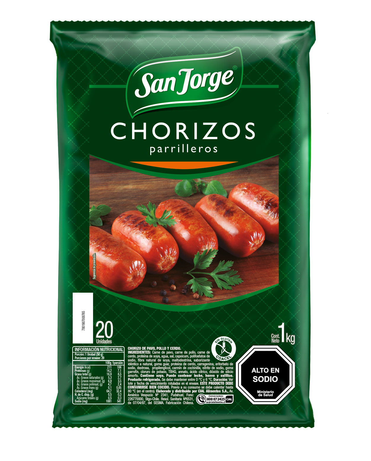 Chorizos San Jorge 1Kg