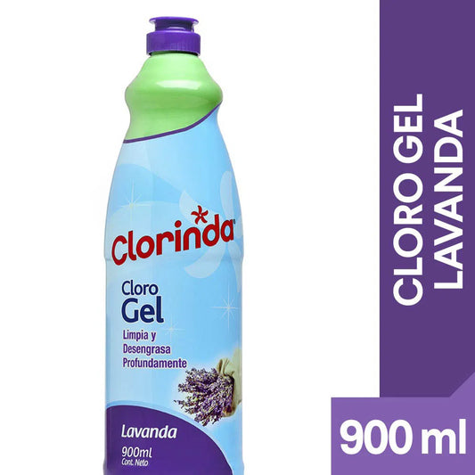 CLORINDA CLORO GEL LAVANDA 900ML