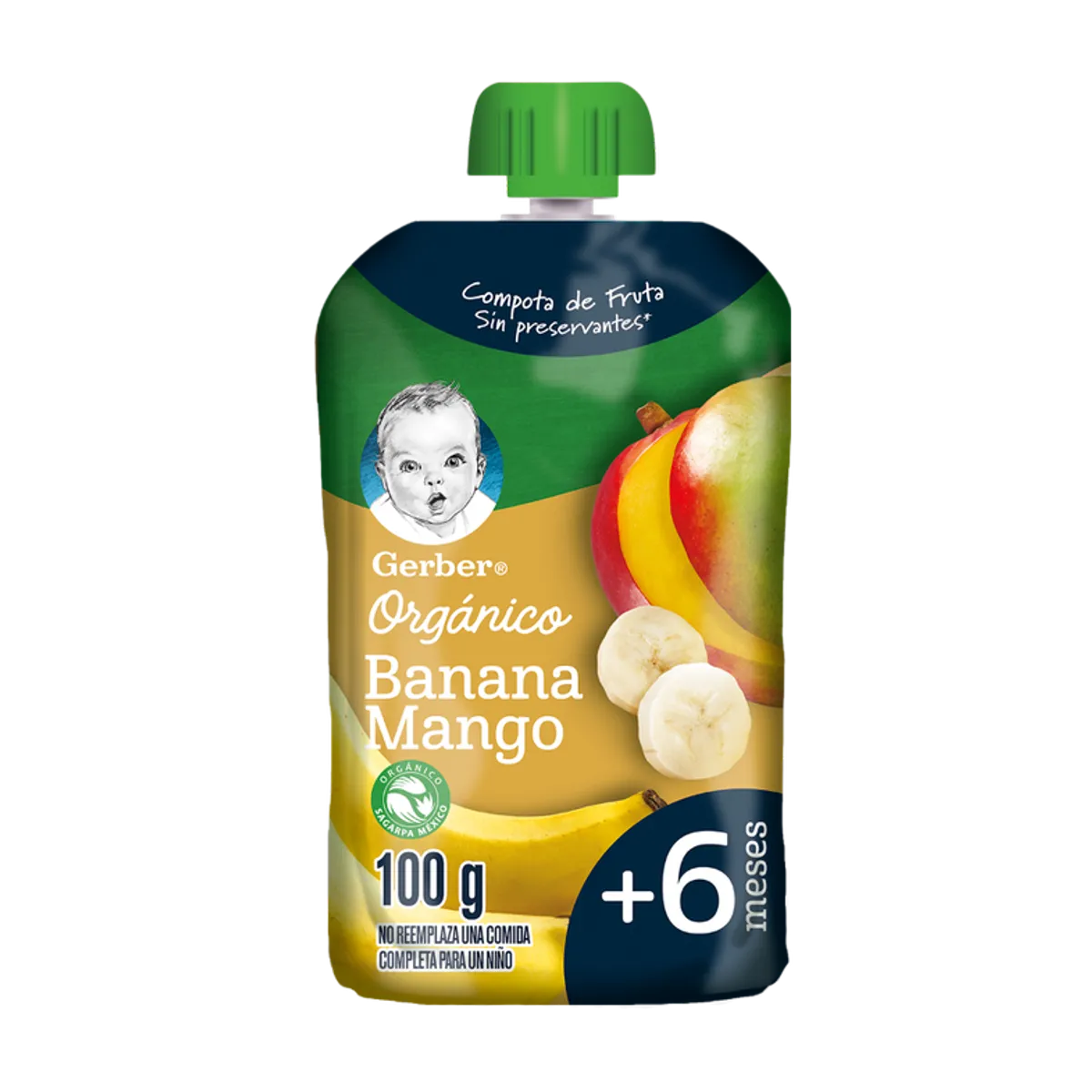 COMPOTA GERBER BANANA MANGO