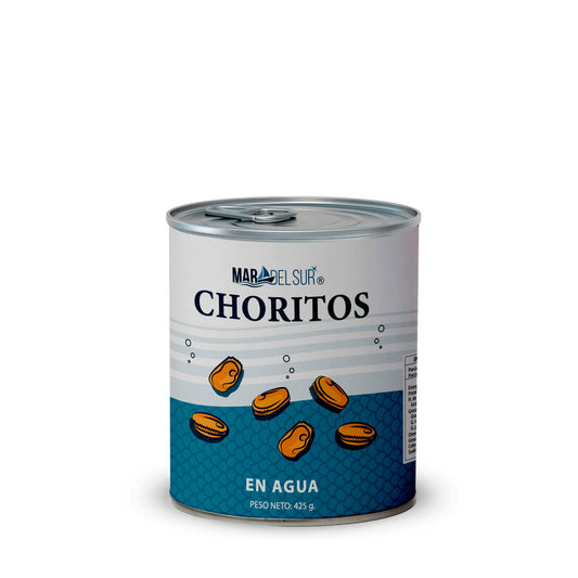 CHORITOS MAR DEL SUR  AGUA 425 G