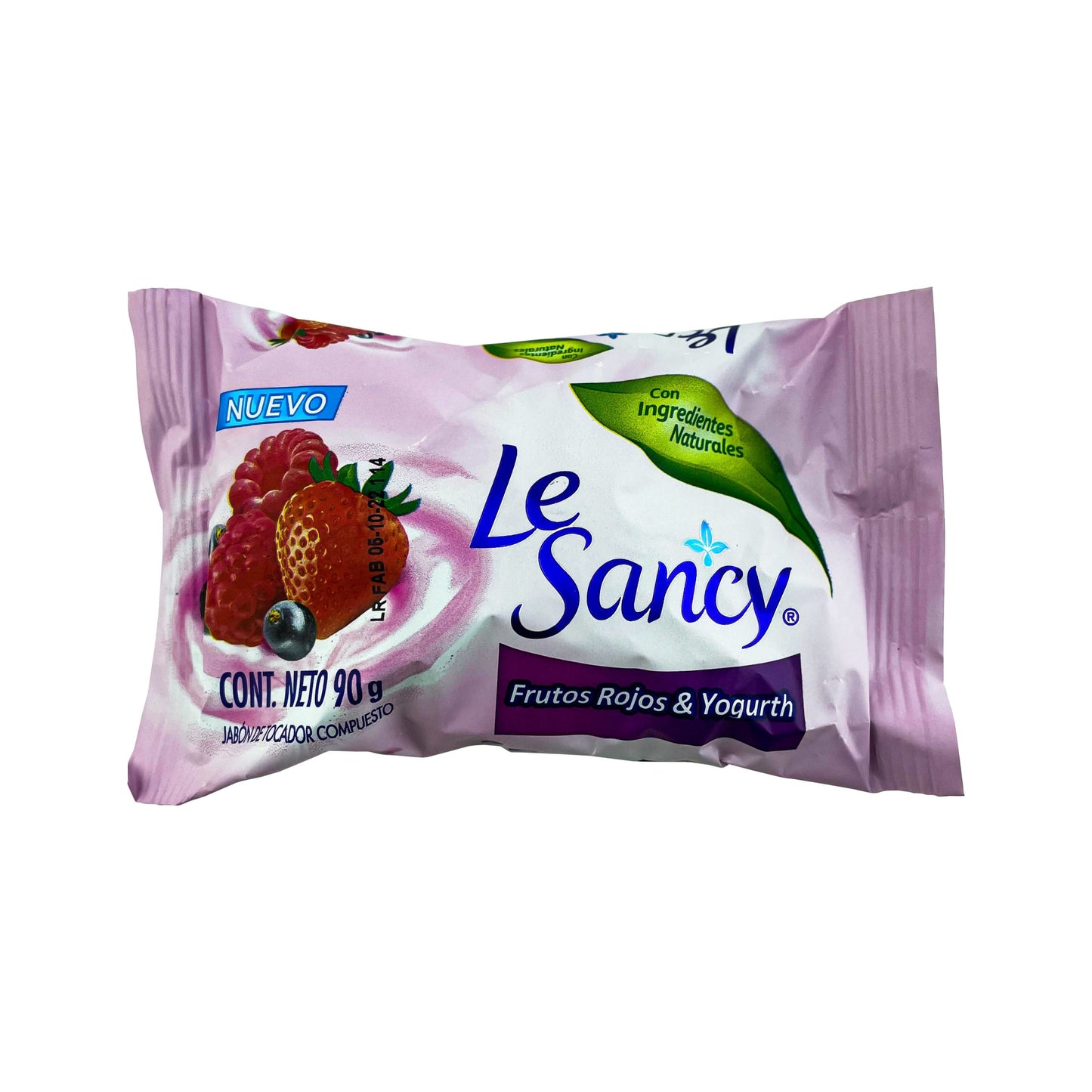 Jabón en Barra Le Sancy Frutos Rojos y Yoghurt 90 gr