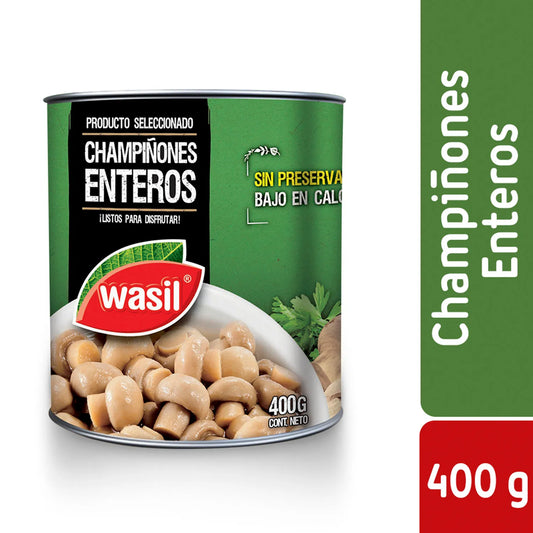 Champiñon Enteros Wasil 400g