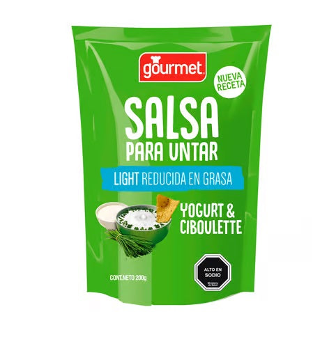 Salsa de Yoghurt Ciboulette Gourmet 200gr