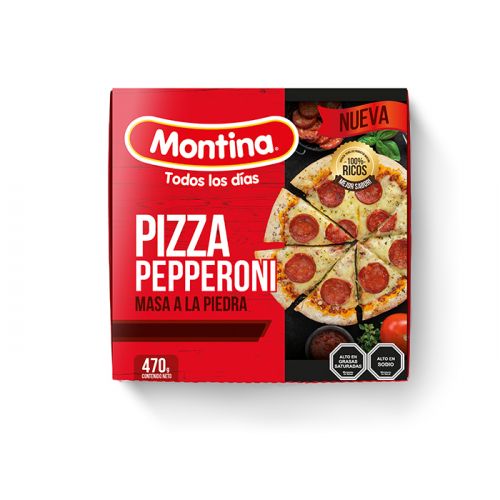 Pizza Pepperoni Montina 470 Gr