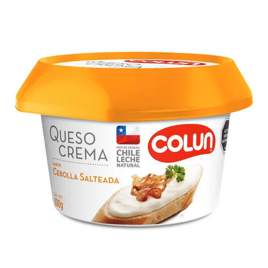 Queso Crema Cebolla Salteada Colun 100g