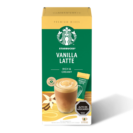 Café Starbucks Vainilla Latte 4 Un