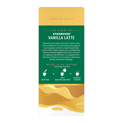 Café Starbucks Vainilla Latte 4 Un