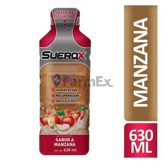 Bebida Isotónica  8 Iones Manzana Suerox 630 Ml