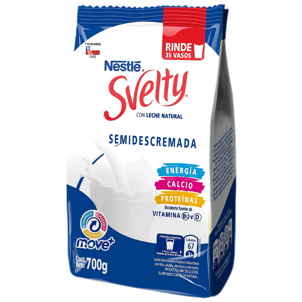 Leche En Polvo Svelty Semidescremada 700 g