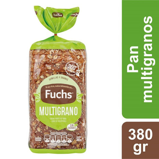 Pan de Molde Multigrano Fuchs 380g