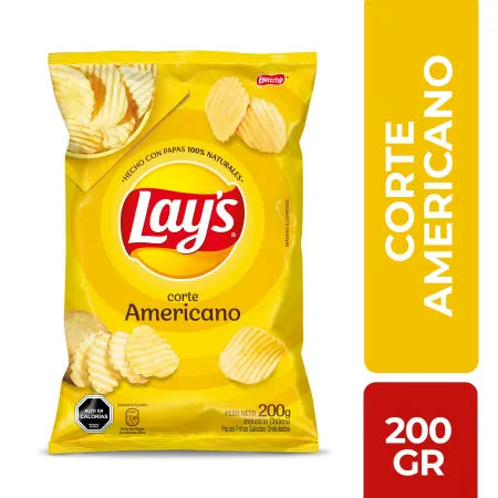 Papas Lays Corte Americano 200g