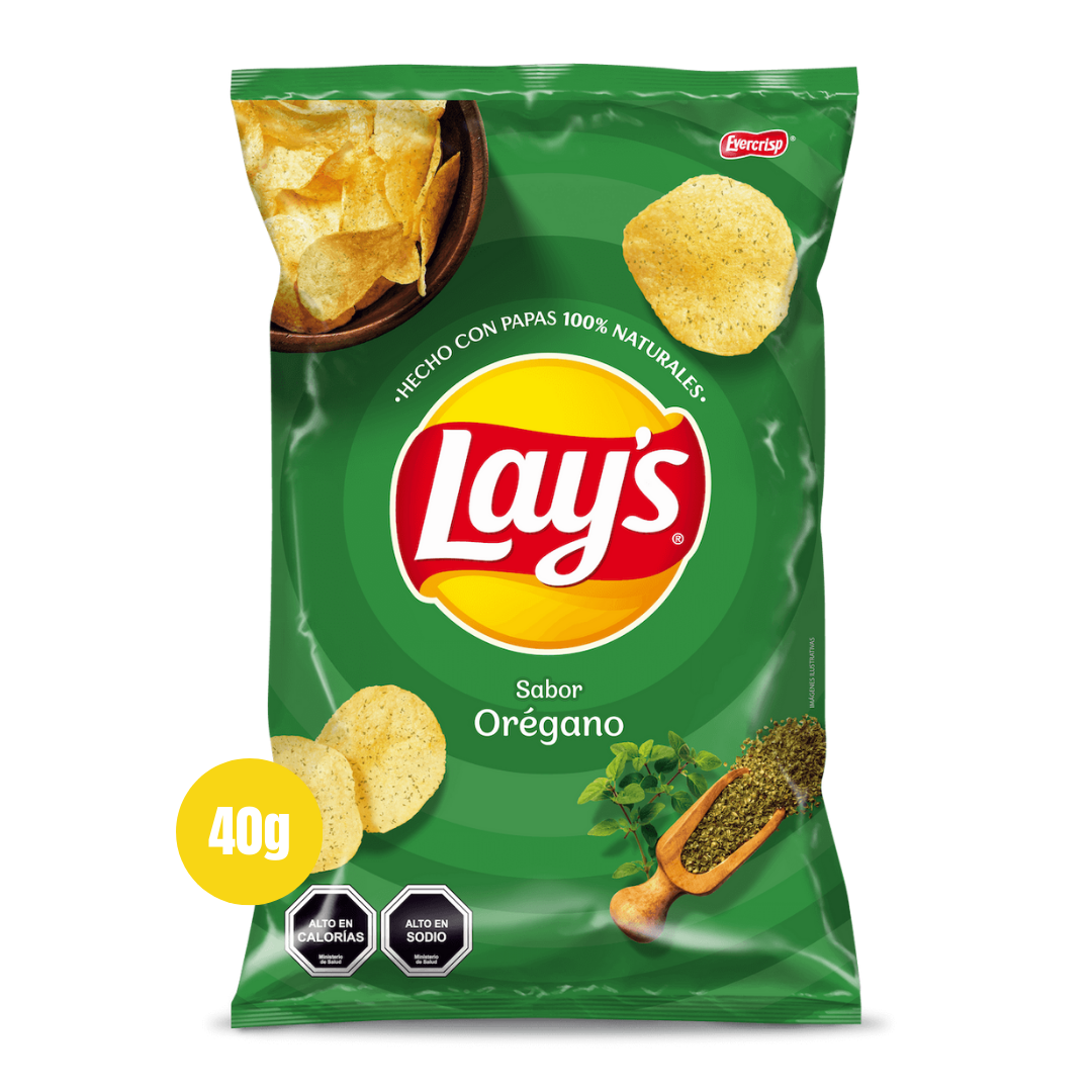 Papas Lays Oregano 40g