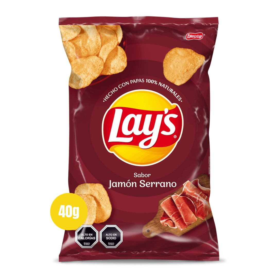 Papas Lays Serrano 40g