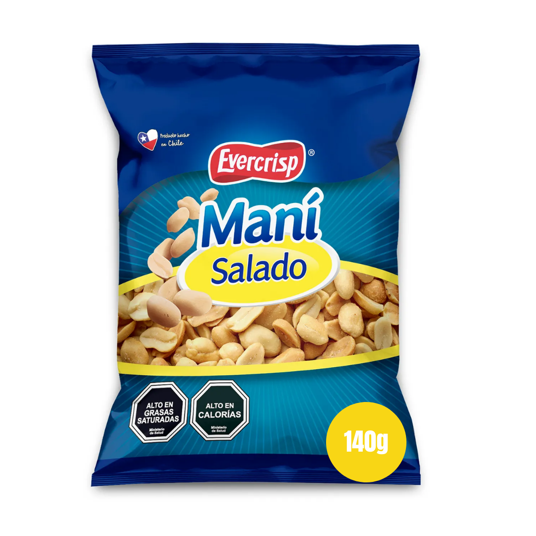 Mani Salado Evercrisp 140g