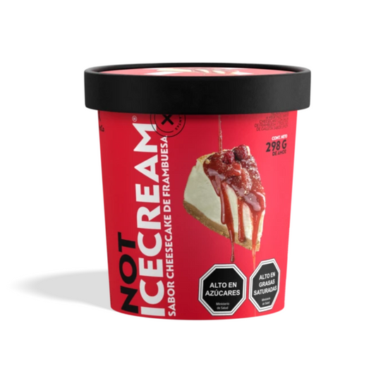 Helado Not Ice cream Cheesecake Frambuesa 298g