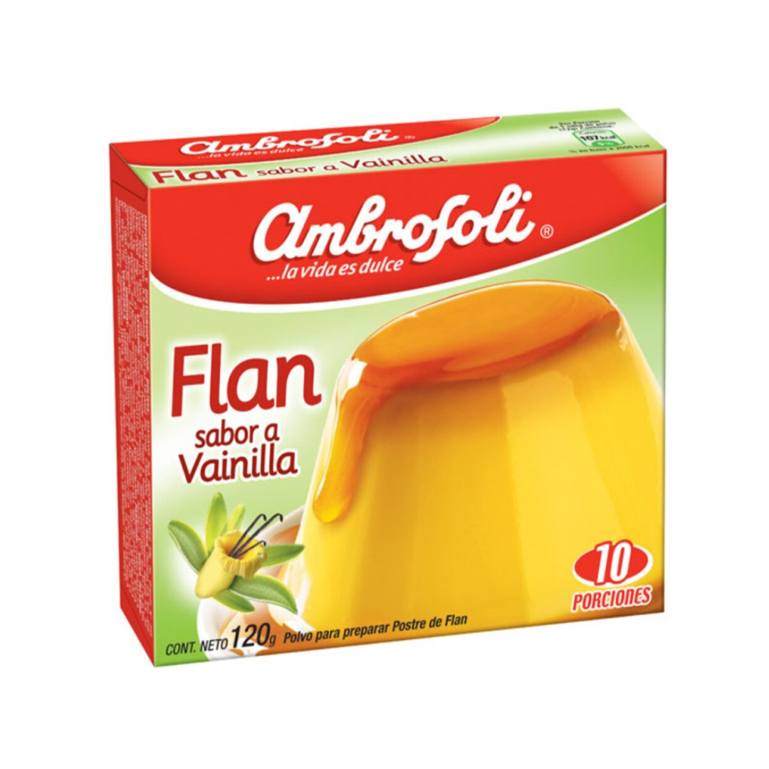 Flan Vainilla Ambrosoli 45g 5 Porciones