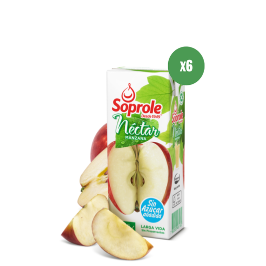 Nectar Manzana Soprole 200ml 6un