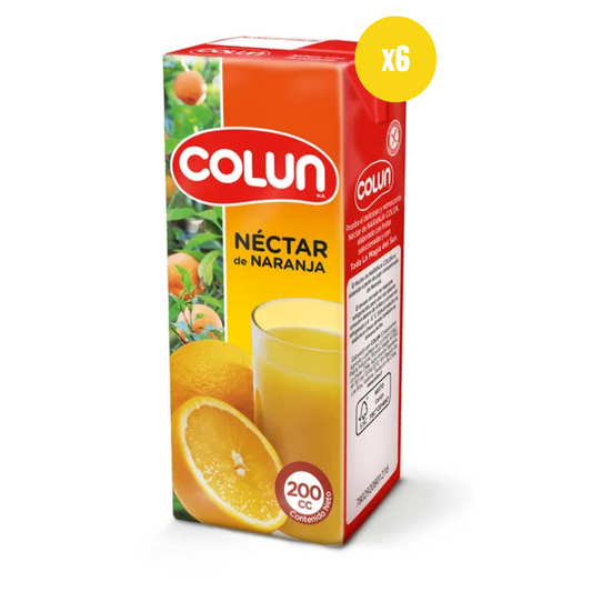 Nectar Naranja Colun 200ml 6un