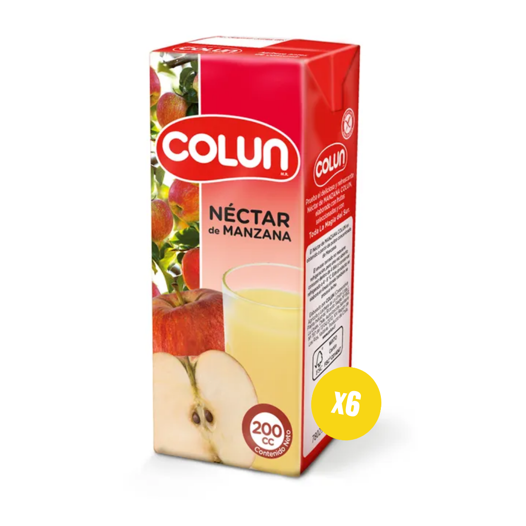 Nectar Manzana Colun 200ml 6un