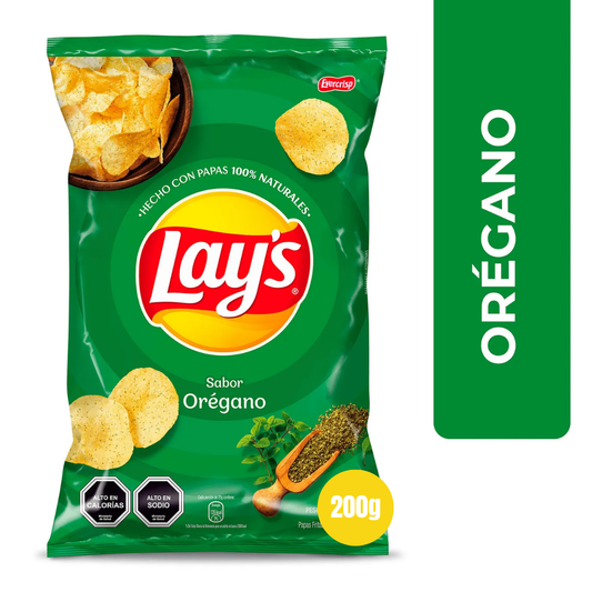 Papas Lays Oregano 200g